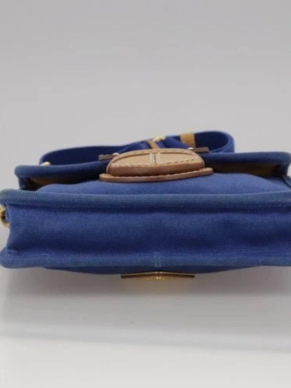 PRADA Shoulder Bag Canvas Blue Auth 111326 - Picture 5 of 16